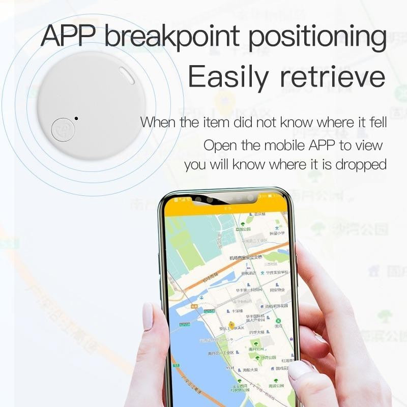 Mini GPS Tracker com Bluetooth 5.0, Dispositivo Anti-Lost, Pet, Crianças, Bolsa